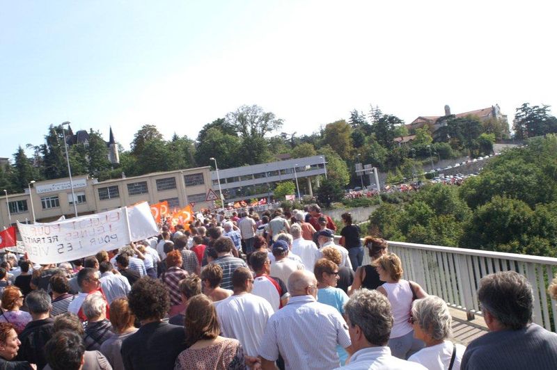 Manif Annonay 23 9 2010