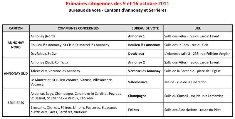 Communiqué de presse Primaires 21 sept 2011-2